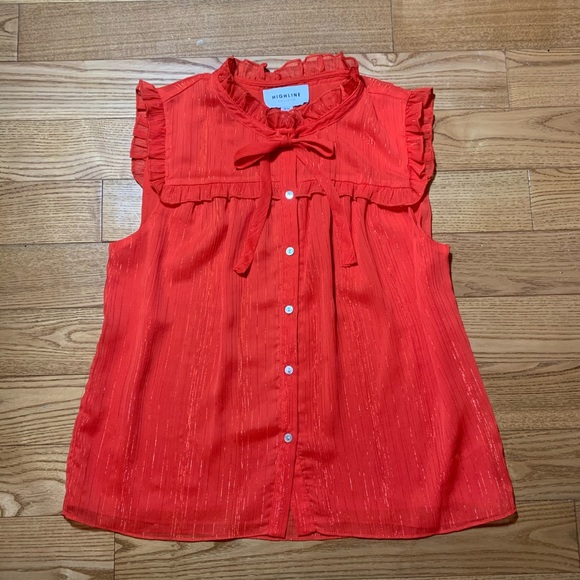 HIGHLINE COLLECTIVE Sleeveless Blouse - Picture 1 of 5